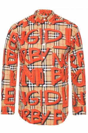 Shirt with a printed logo, zdjęcie 1 Shirt with a printed logo od Burberry